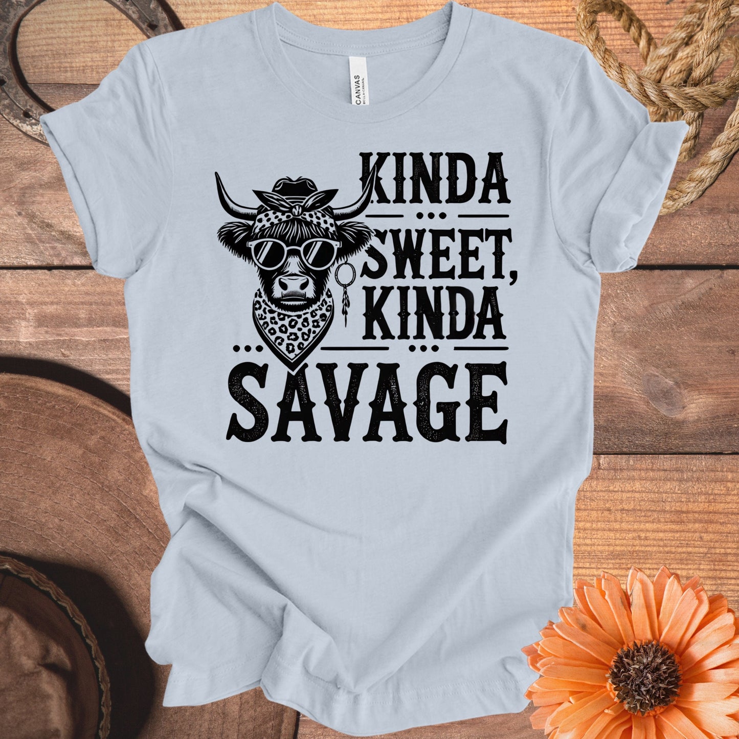 Kinda Sweet Kinda Savage Graphic Tee shirt product