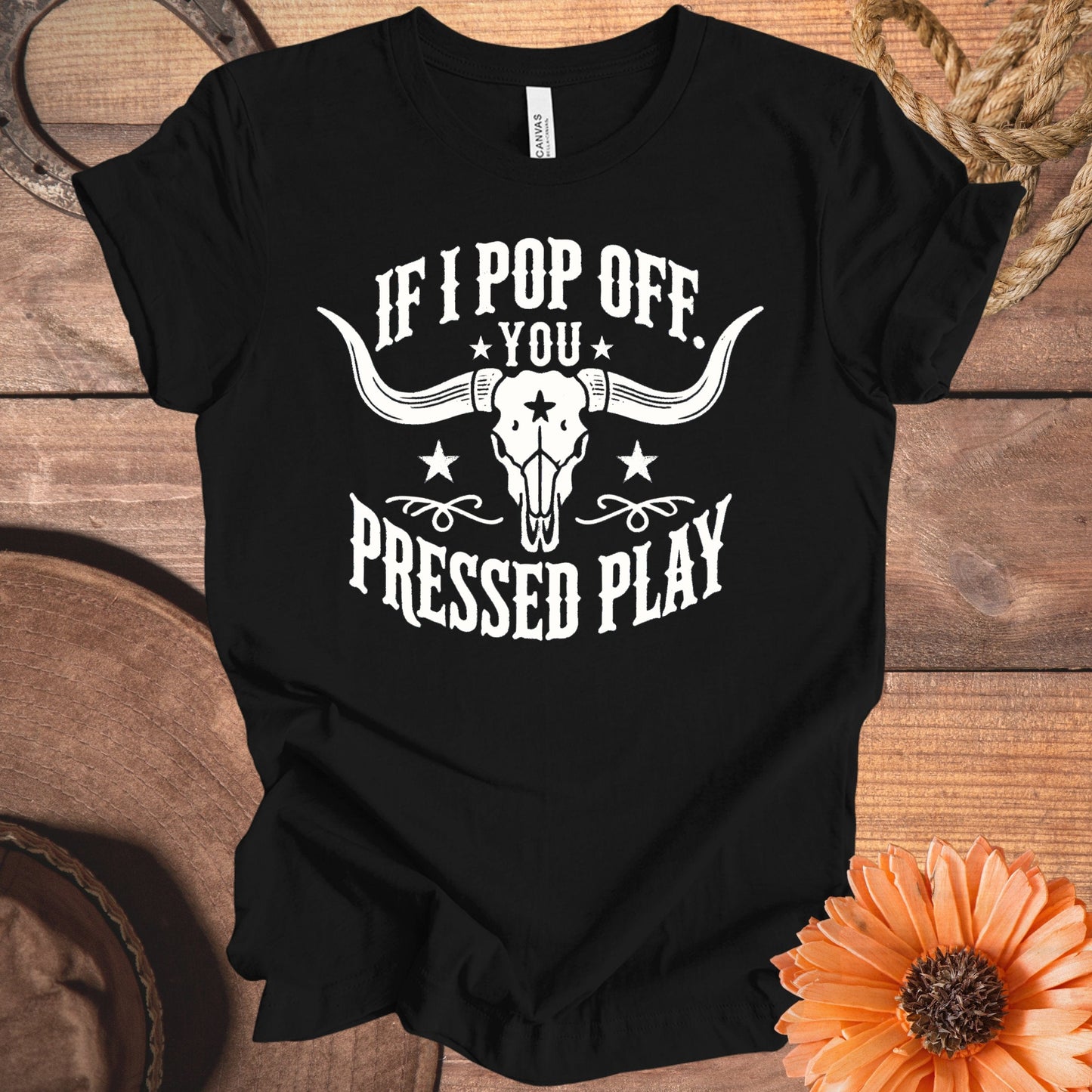 If I Pop Off You Pressed Play Graphic Tee product