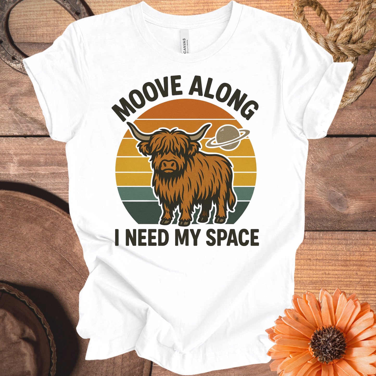 Moove Along I Need My Space Funny Shirt product type