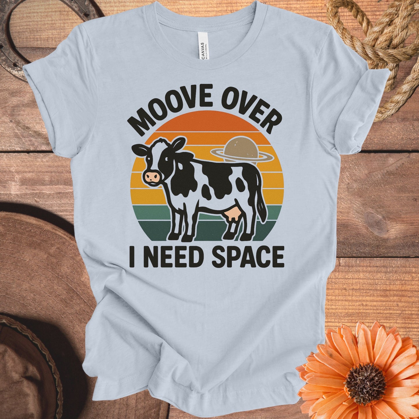 Moove Over I Need Space Graphic Tee Shirt product type