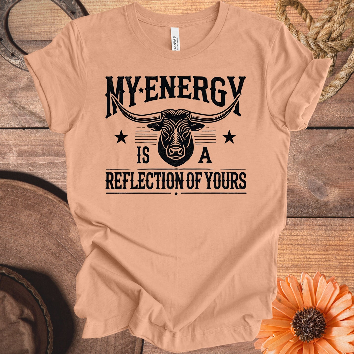 My Energy Is A Reflection Of Yours graphic shirt product