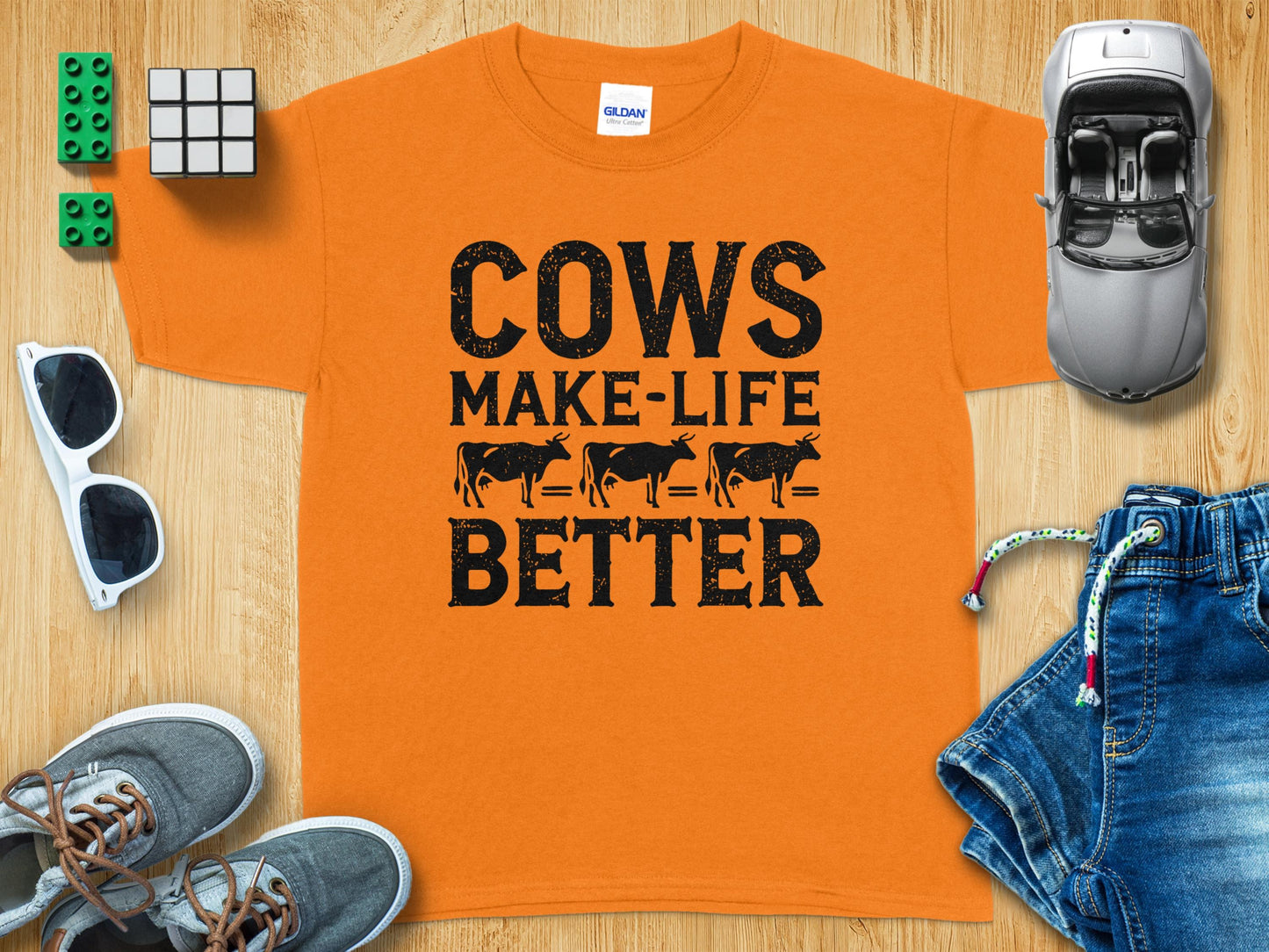 Cows Make Life Better Graphic Tee product type