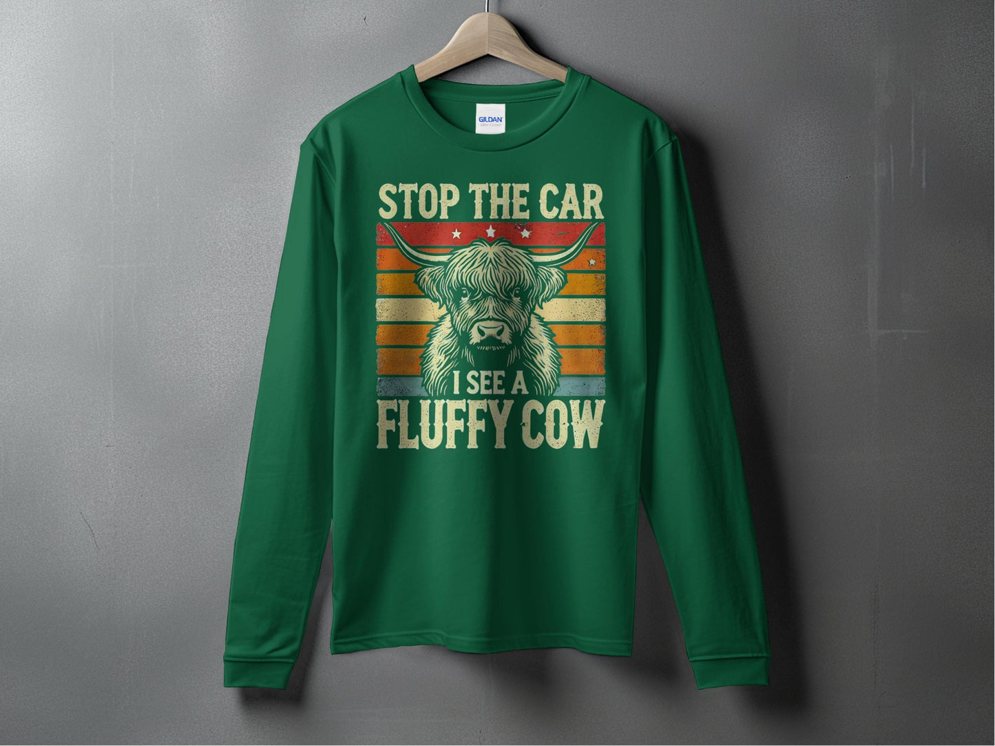 Stop The Car I See A Fluffy Cow Long Sleeve Shirt product