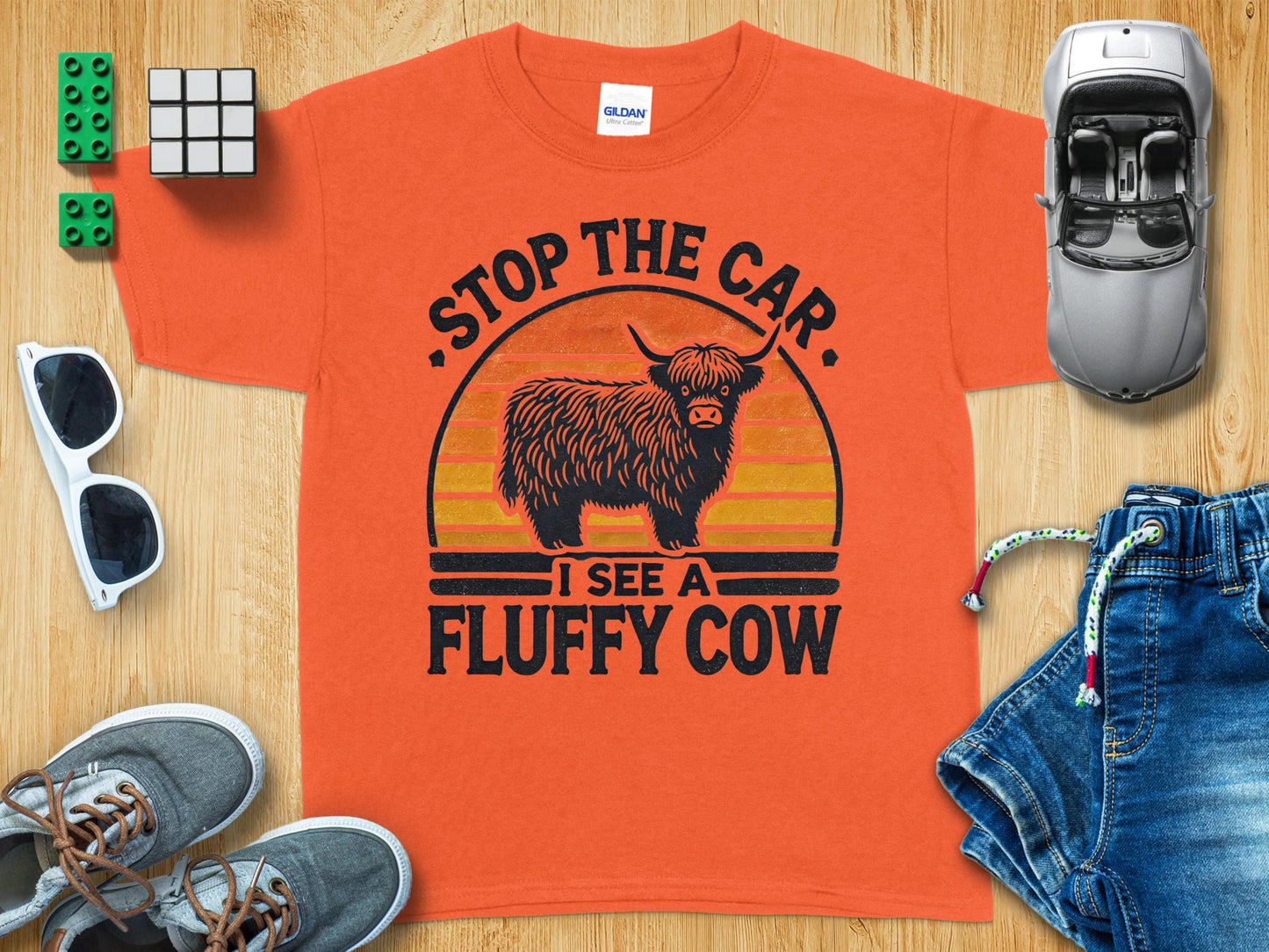Stop The Car I See A Fluffy Cow on T-Shirt product