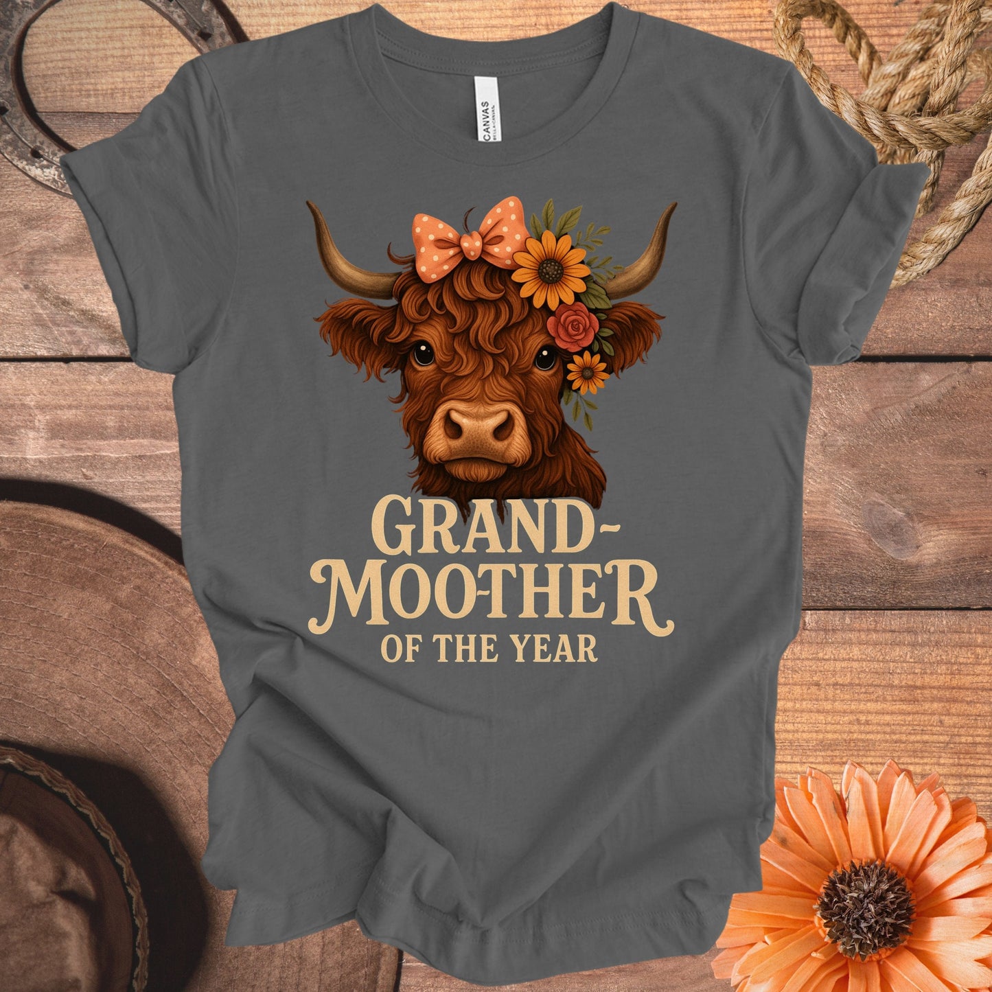 Grand-Moother of the Year Funny Cow Graphic Tee product