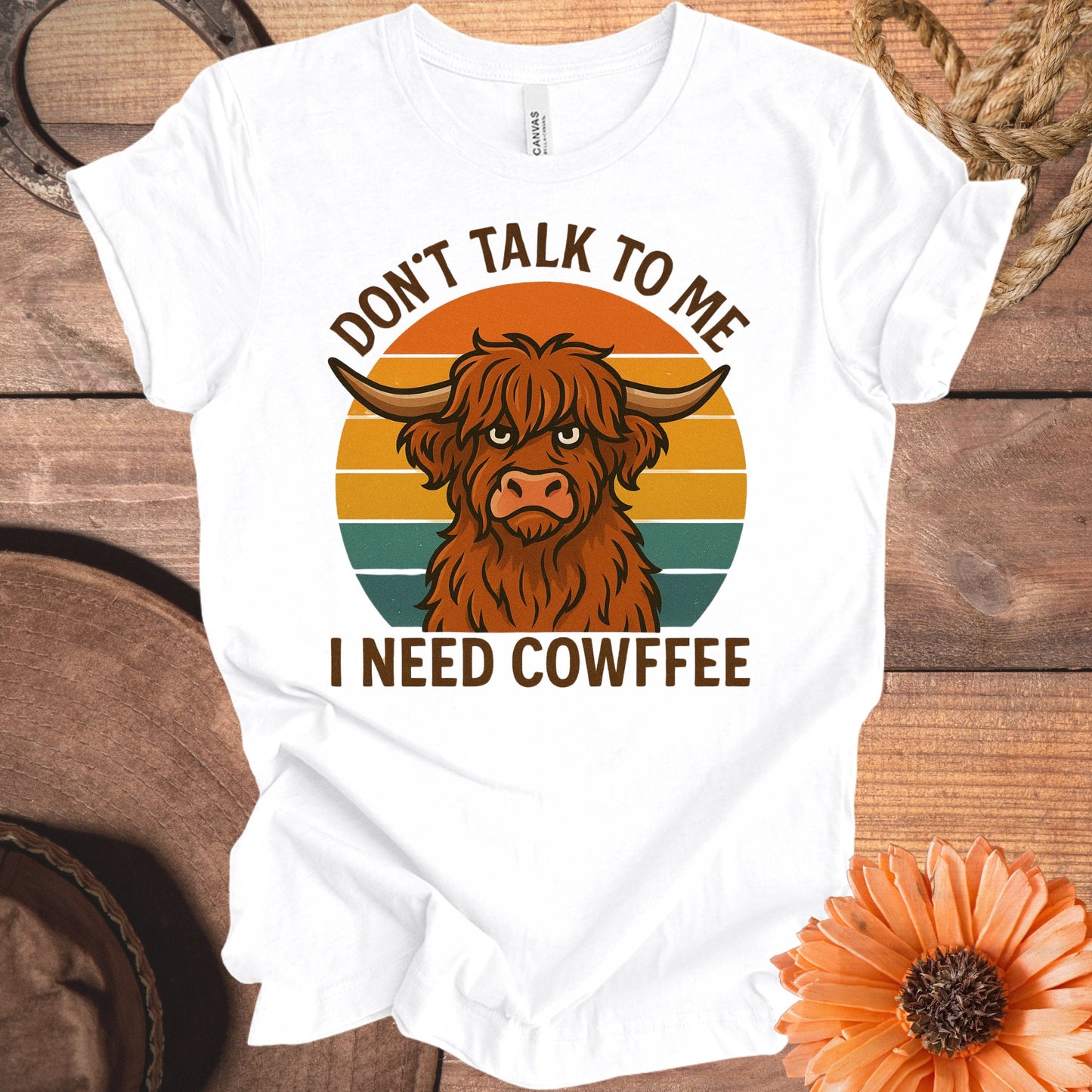 Don't Talk to Me I Need Cowffee T-shirt product