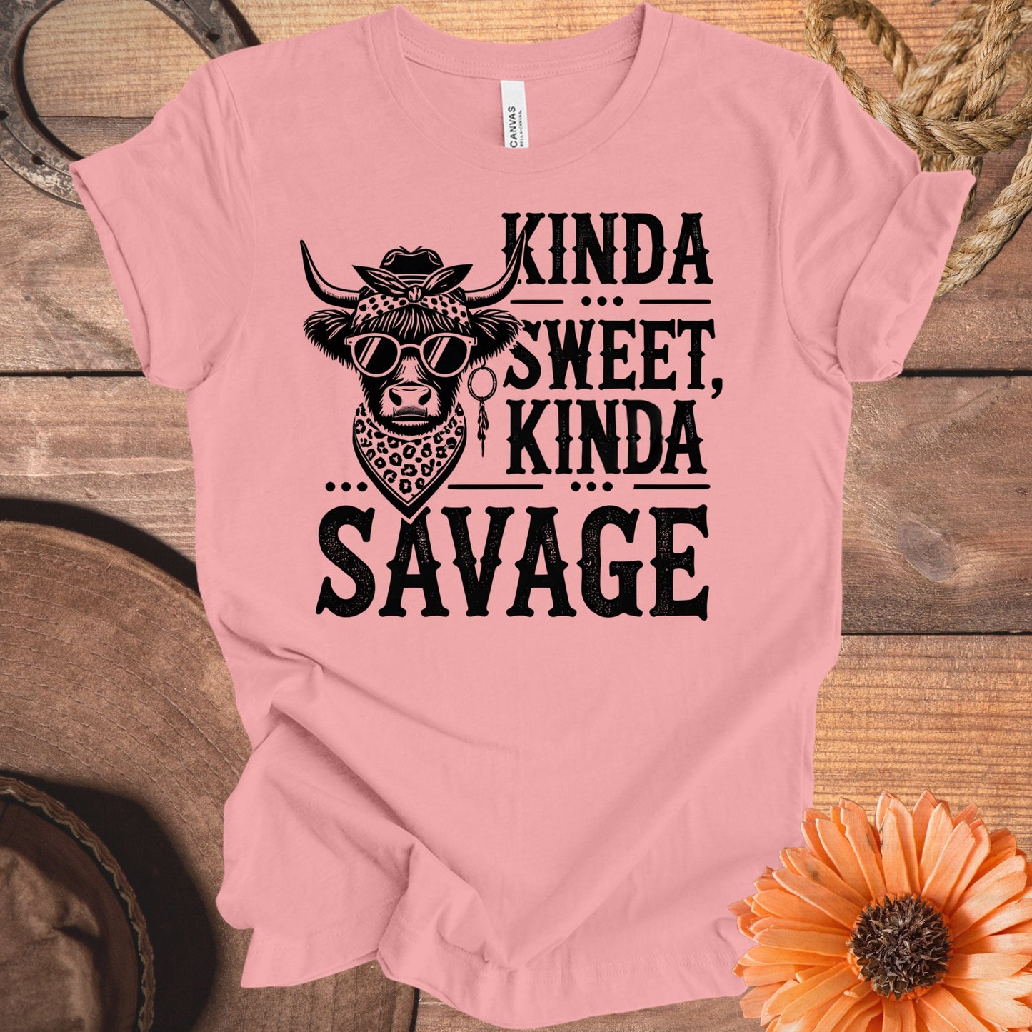 Kinda Sweet Kinda Savage Statement T-Shirt