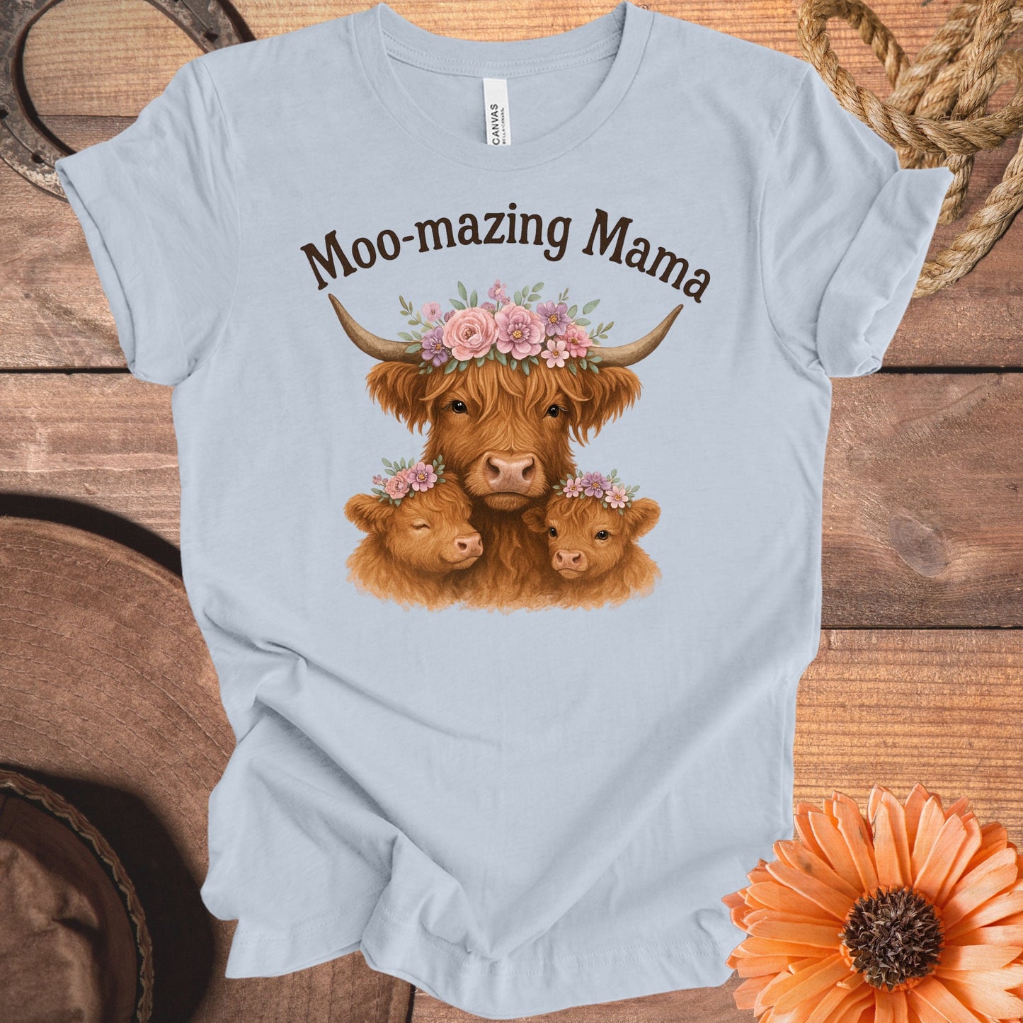 Adorable Moo-mazing Mama with Calves Tee product type
