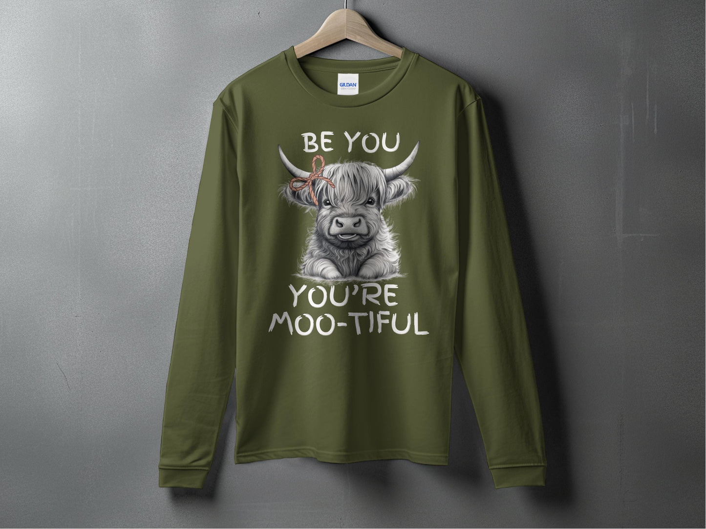 Be You You're Moo-tiful Graphic Long Sleeve Shirt product
