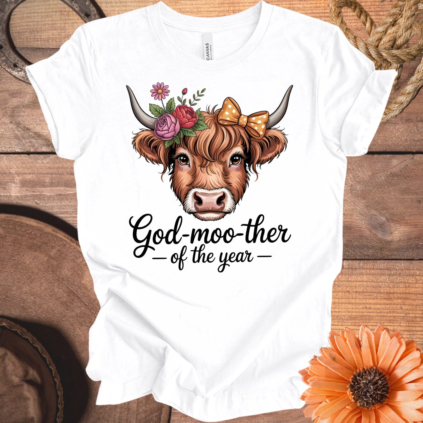 God-moo-ther of the Year Graphic T-Shirt product type