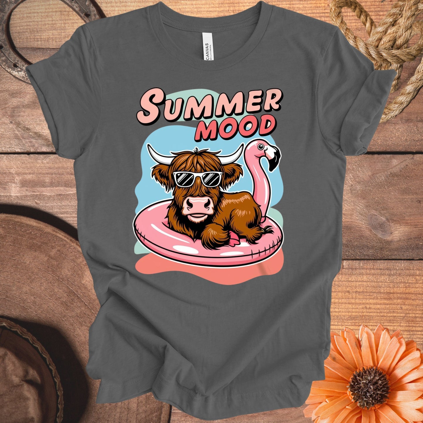 Summer Mood Graphic Print Short Sleeve Unisex product type