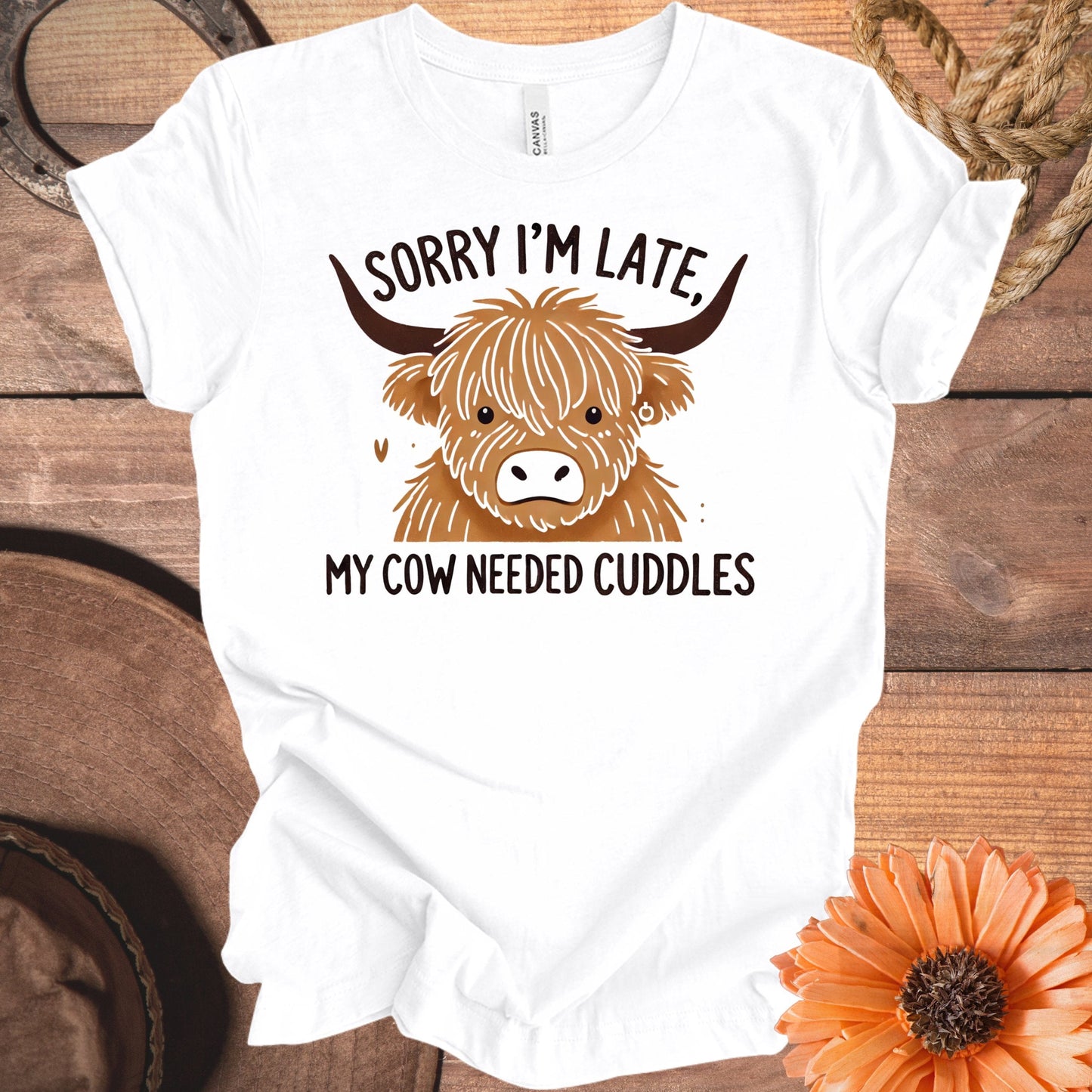 Sorry I'm Late My Cow Needed Cuddles product type