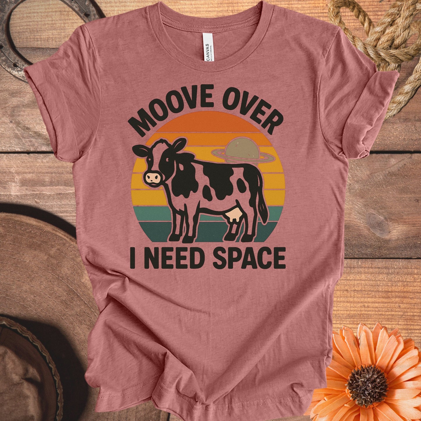Moove Over I Need Space Funny Graphic Tee product
