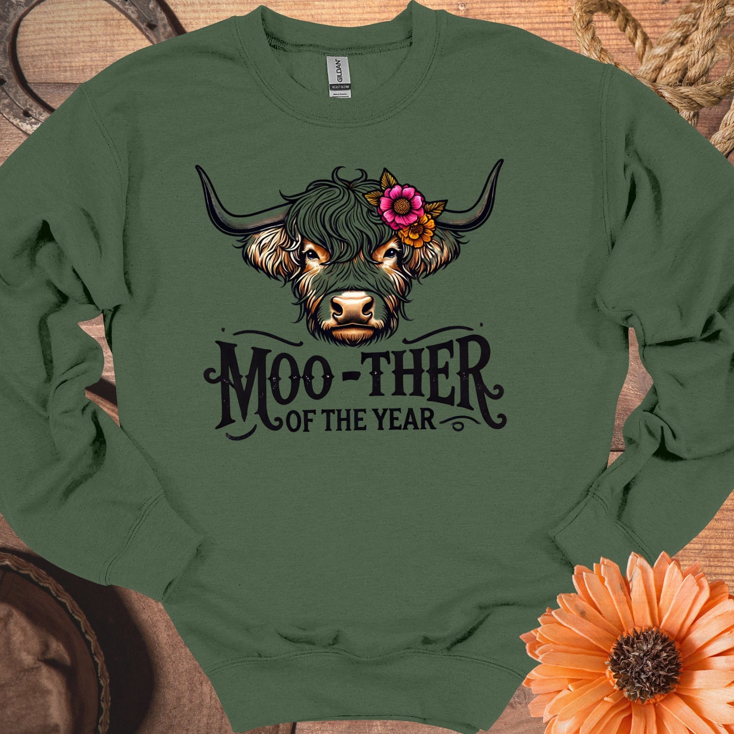 Mother of the Year Green Sweatshirt Product