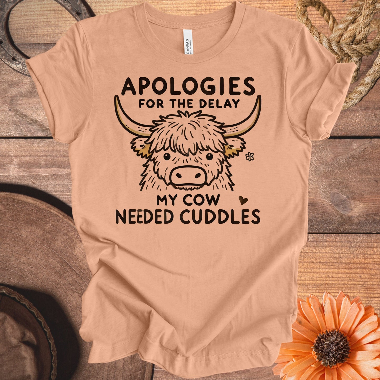 Apologies For The Delay My Cow Needed Cuddles product type