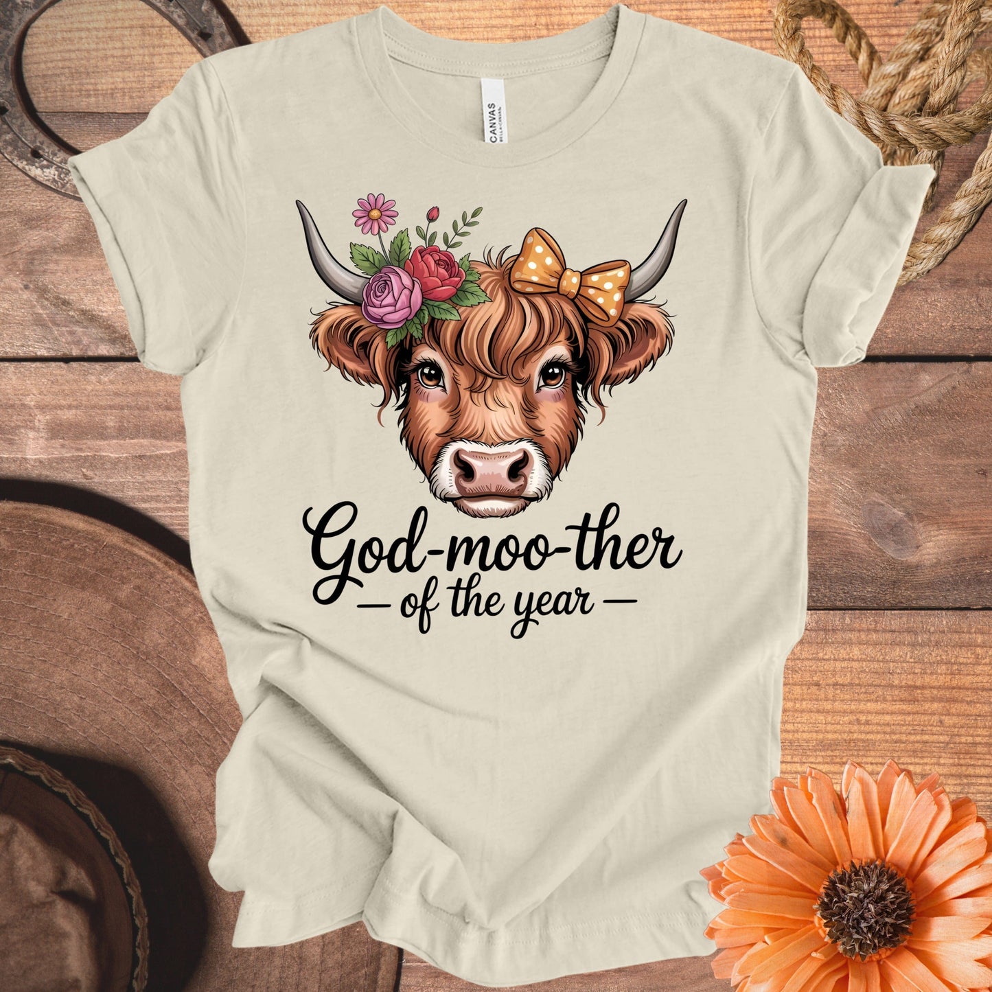 God-moo-ther of the Year Cute Animal T-Shirt product
