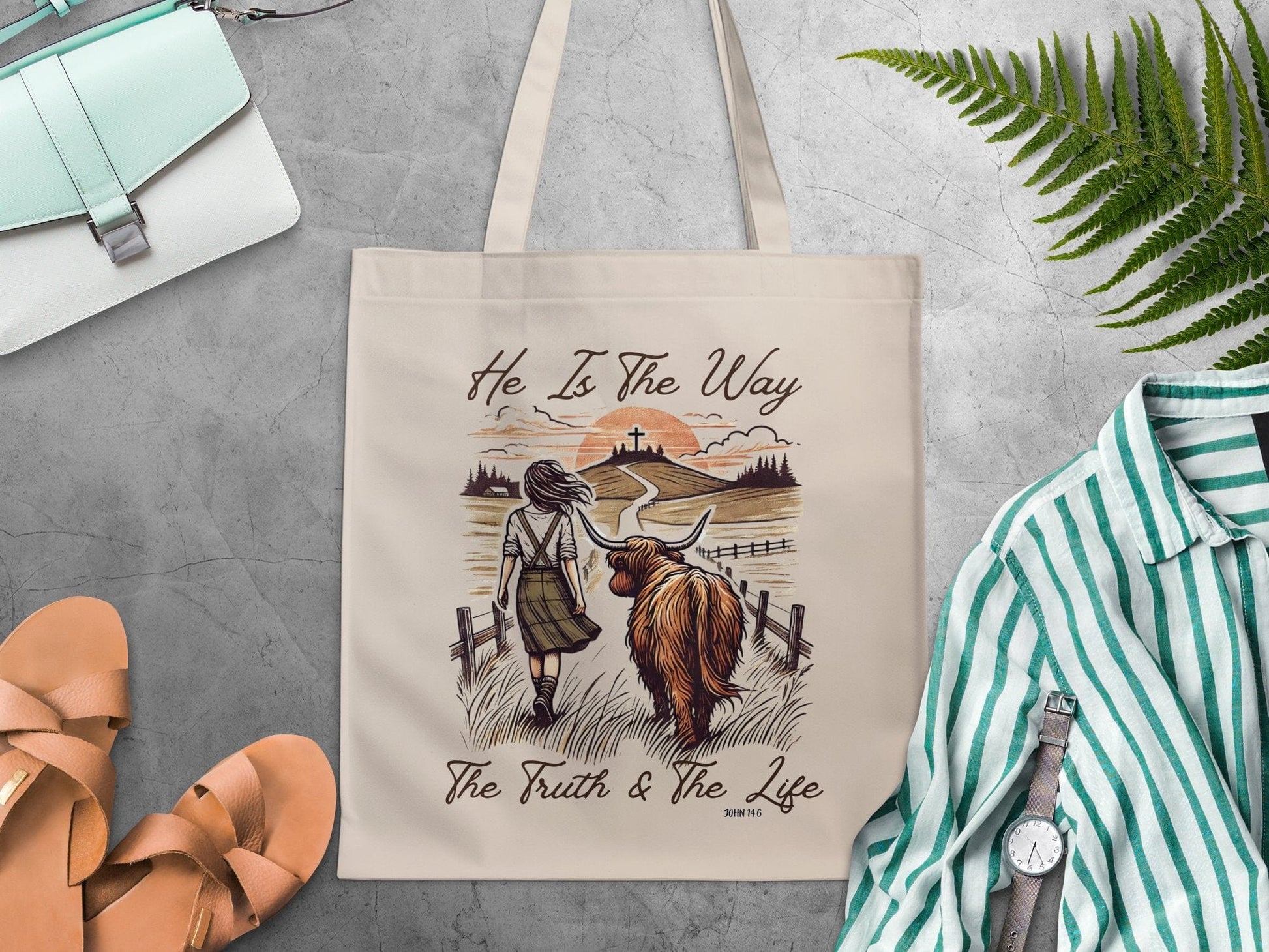 He Is The Way The Truth & The Life Tote Bag Product