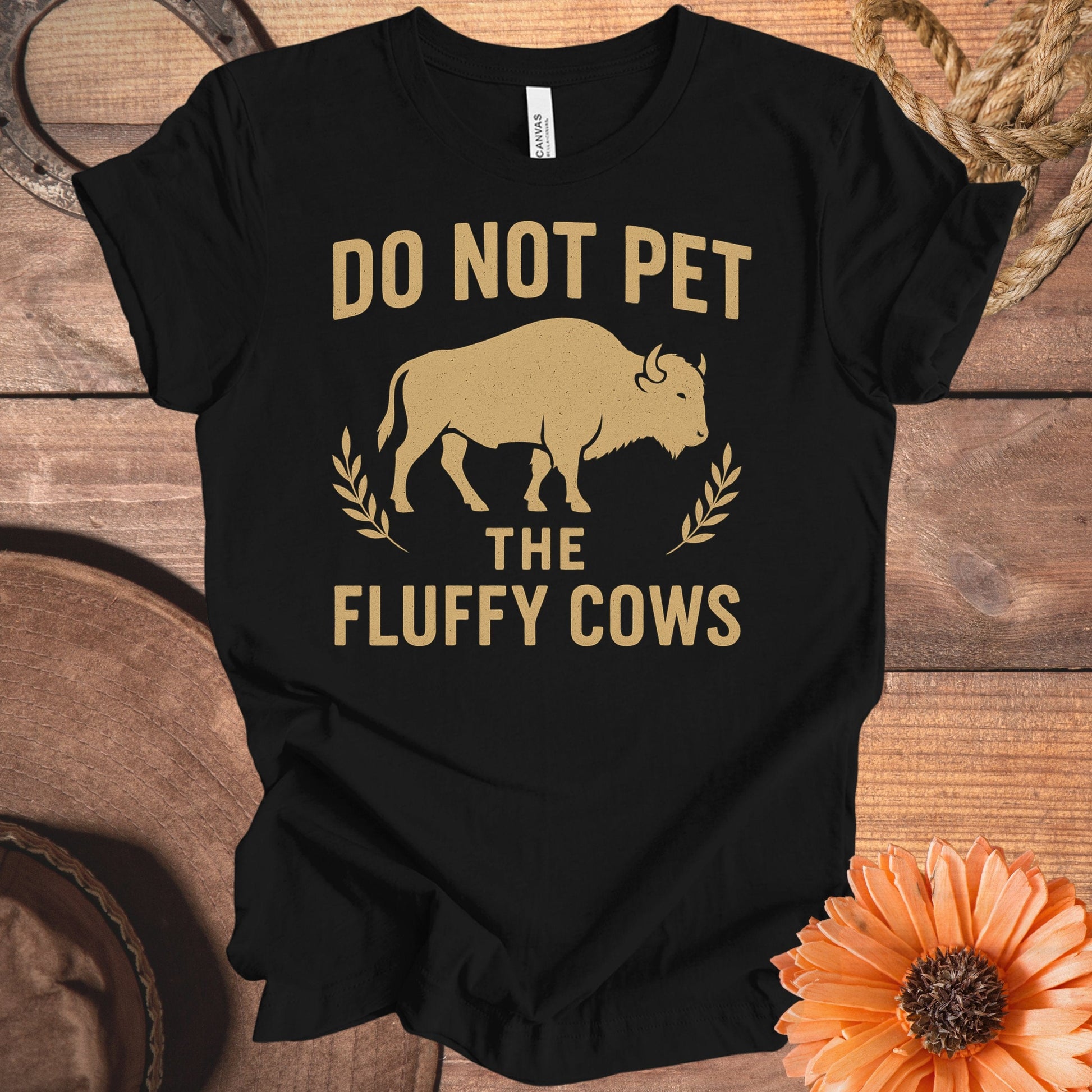 Do Not Pet The Fluffy Cows Bison Graphic T-Shirt product