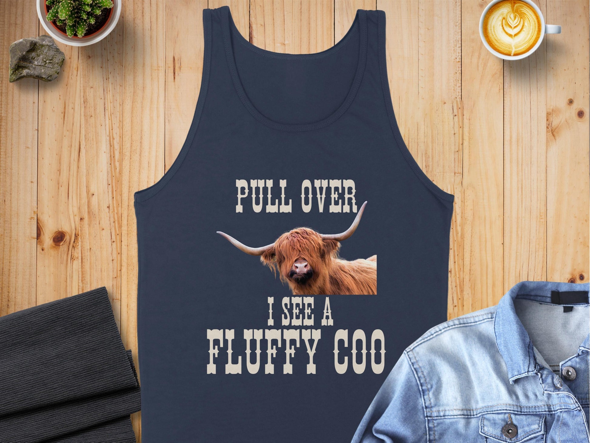 Pull Over I See A Fluffy Coo Tank Top product type