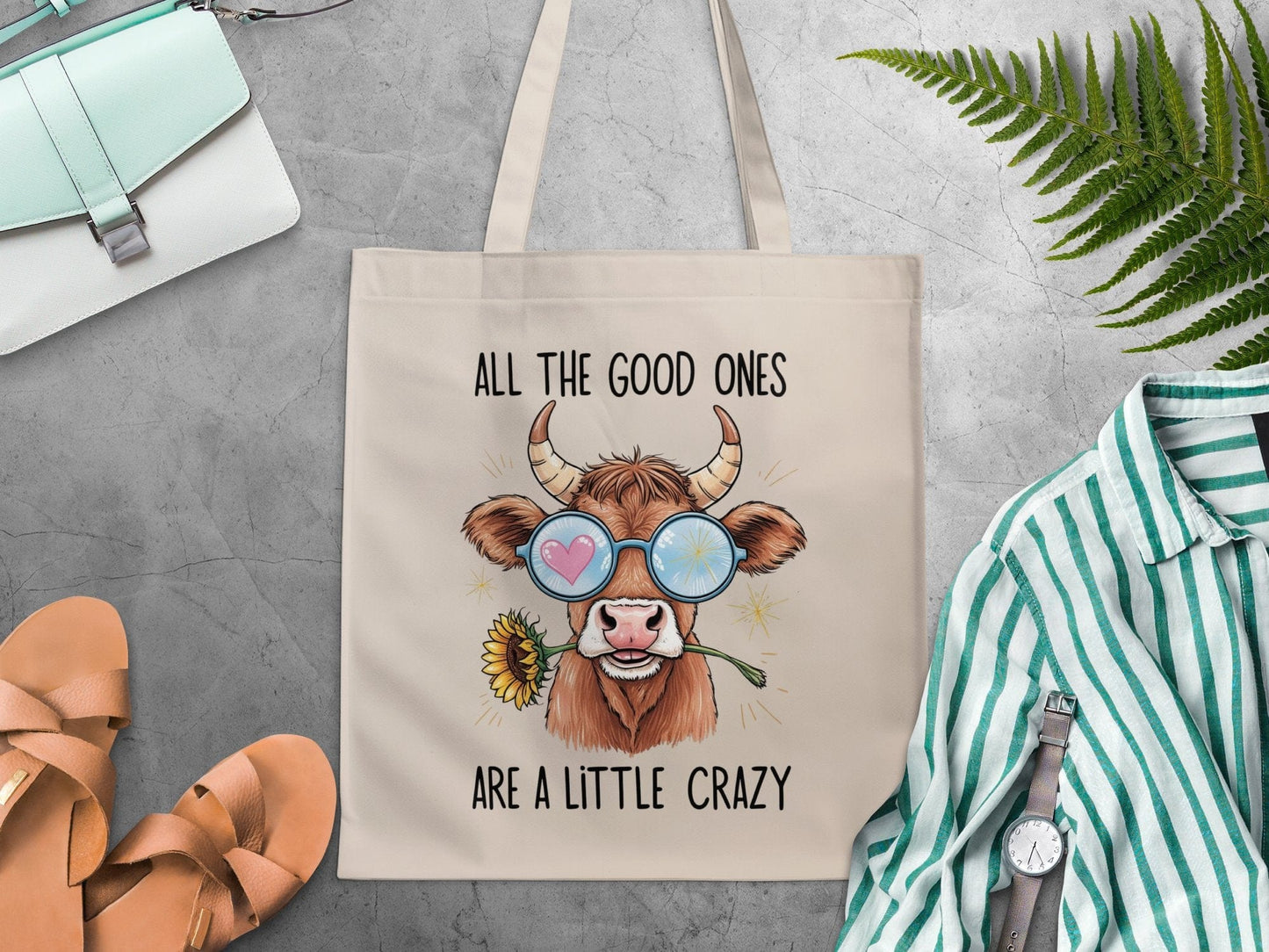 All The Good Ones Are A Little Crazy Tote Bag product