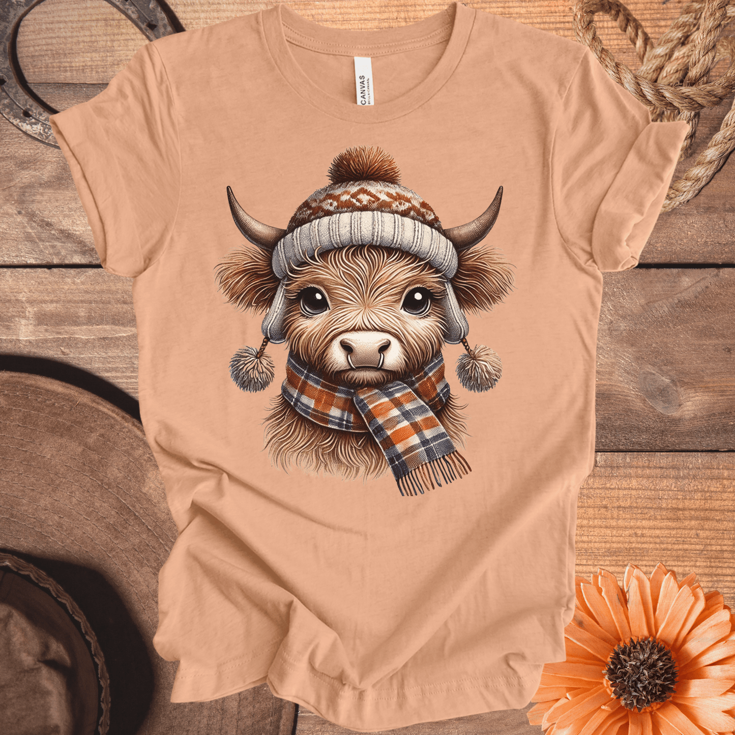 Cozy Highland Cow T-Shirt