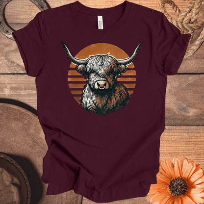 Rustic Highland Cow T-Shirt