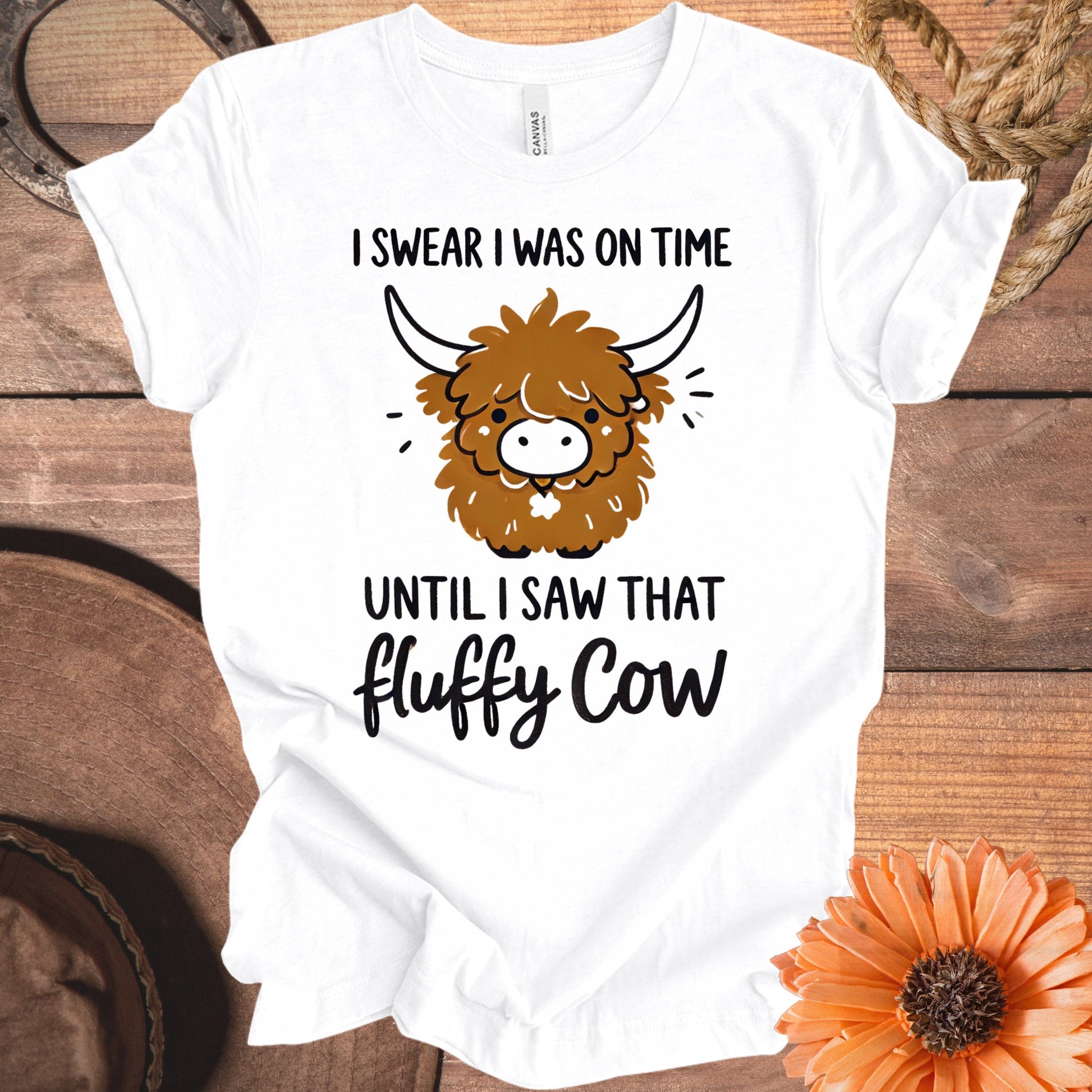 I Swear I Was On Time Until I Saw That Fluffy Cow product type