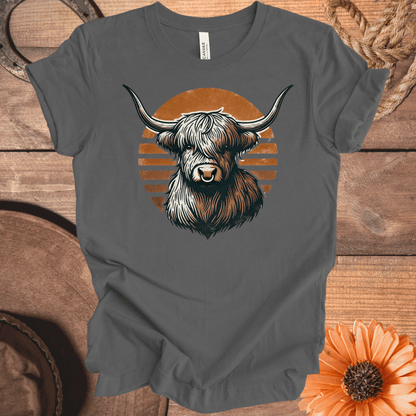 Rustic Highland Cow T-Shirt