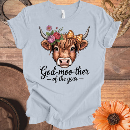 God-moo-ther of the year t-shirt product type