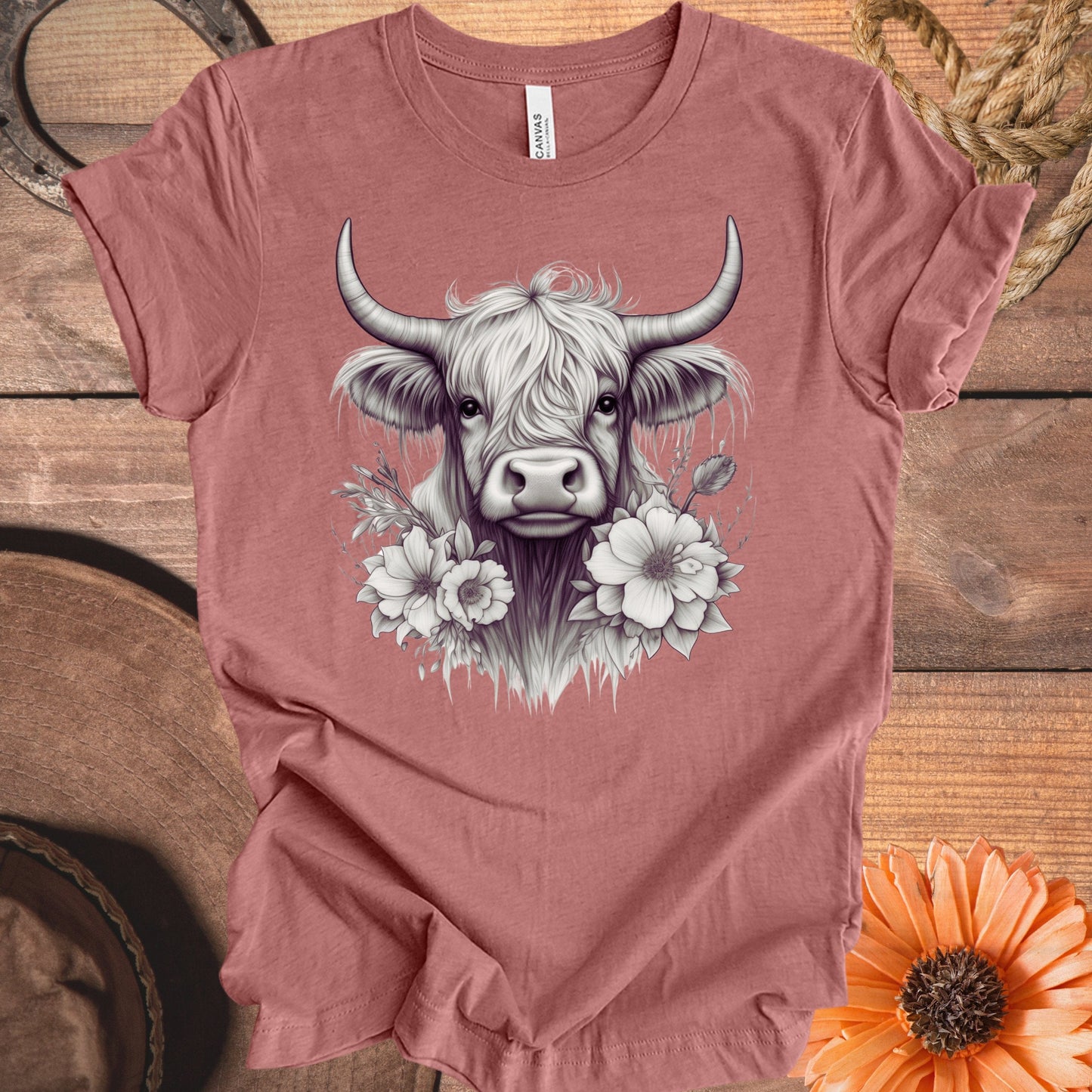 Highland Cow Graphic Unisex T-shirt Casual product type