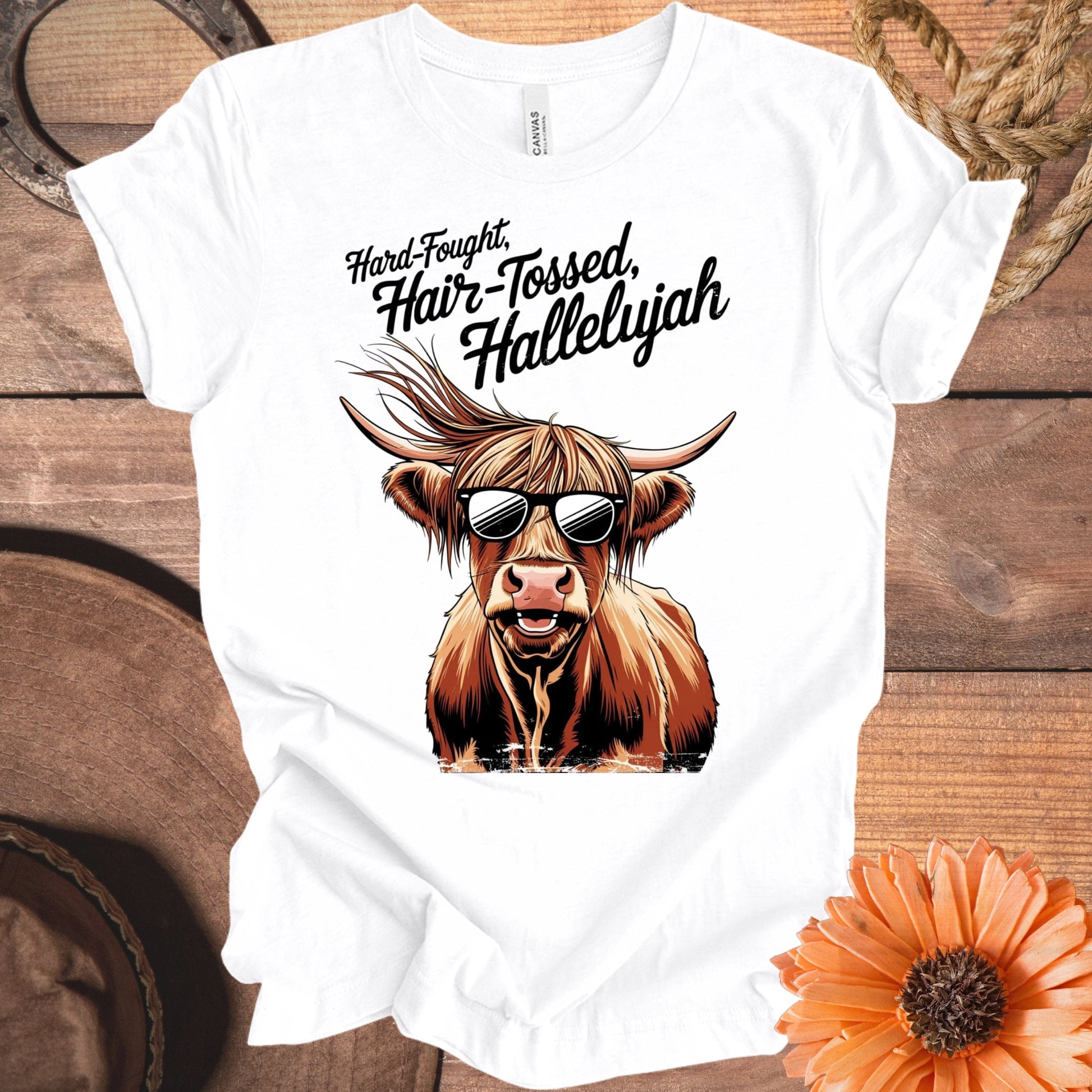 Hard-Fought Hair-Tossed Hallelujah t-shirt product