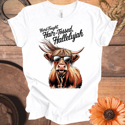 Hard-Fought Hair-Tossed Hallelujah t-shirt product
