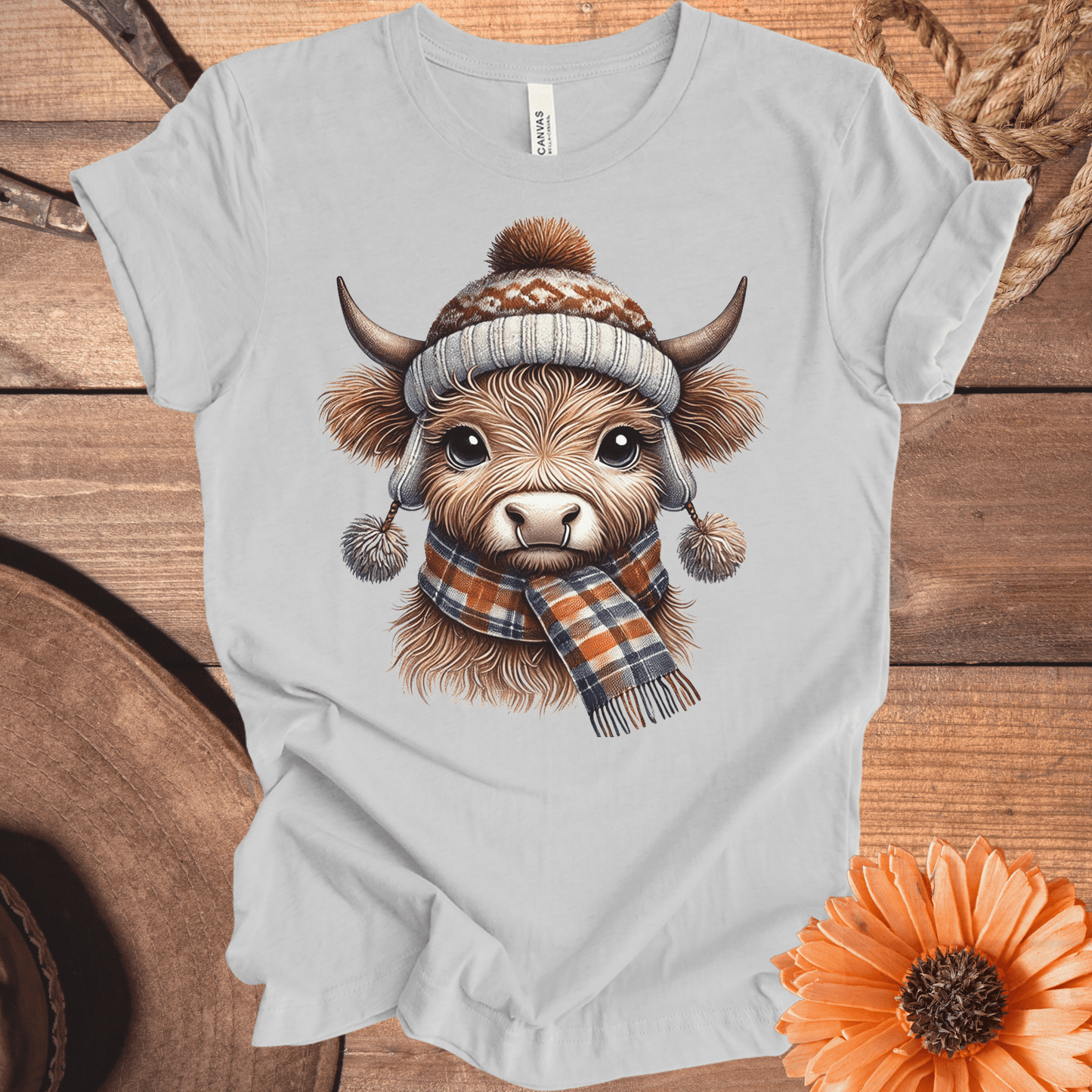 Cozy Highland Cow T-Shirt