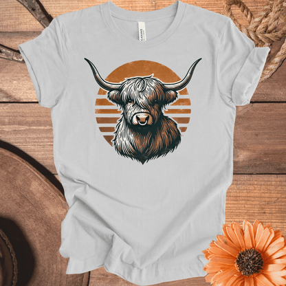 Rustic Highland Cow T-Shirt