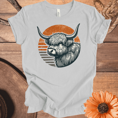 Rustic Highland Cow T-Shirt