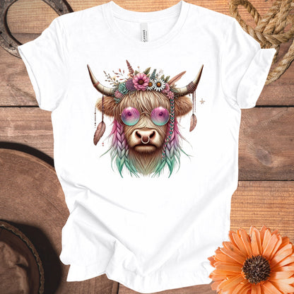 Cute Highland Cow Graphic Design Shirt product type