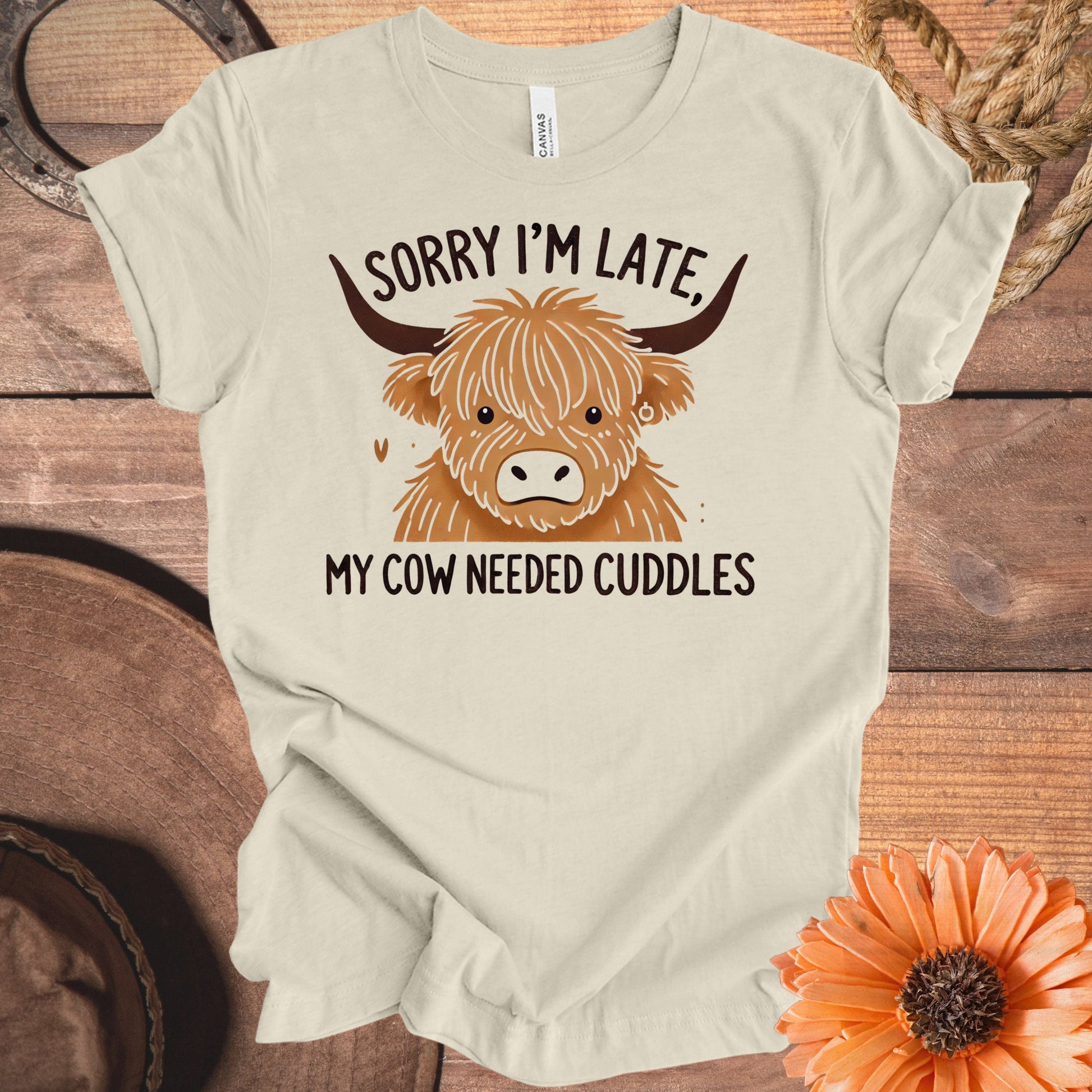 Sorry I'm late my cow needed cuddles product type