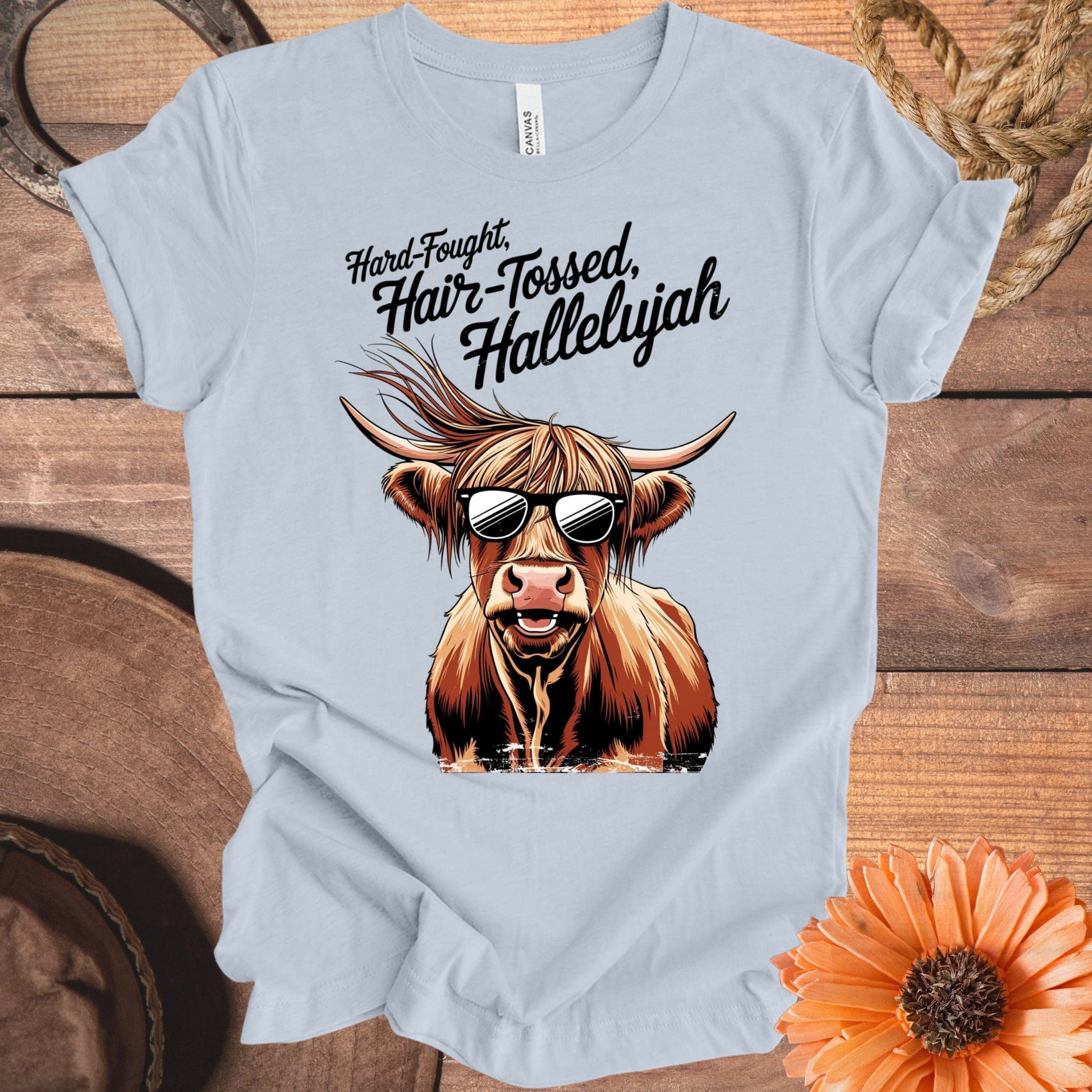 Hard-Fought Hair-Tossed Hallelujah T-shirt product type