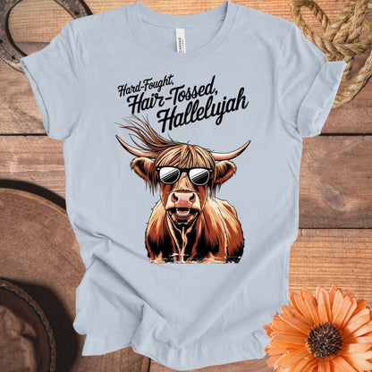 Hard-Fought Hair-Tossed Hallelujah T-shirt product type