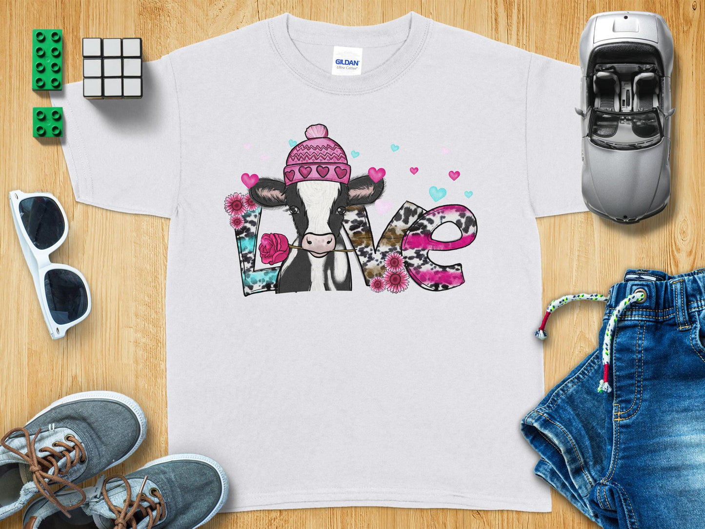 Cute Animal Love T-Shirt with Fun Heart Design product