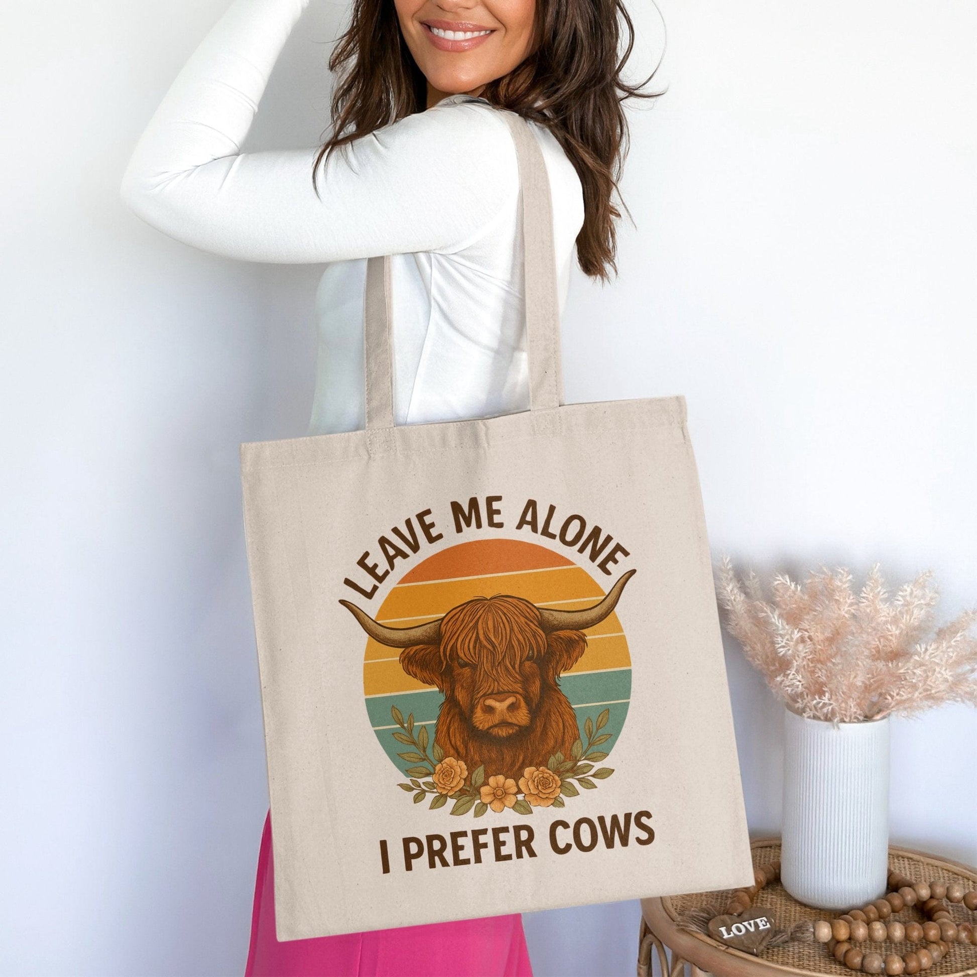 Leave Me Alone I Prefer Cows Tote Bag product type