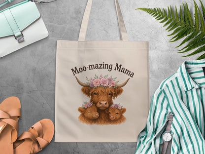 Moo-mazing Mama Graphic Print Tote Bag Product type
