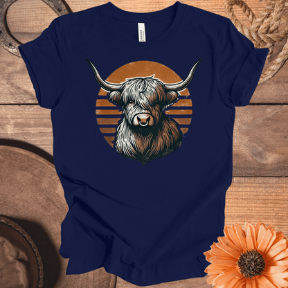 Rustic Highland Cow T-Shirt