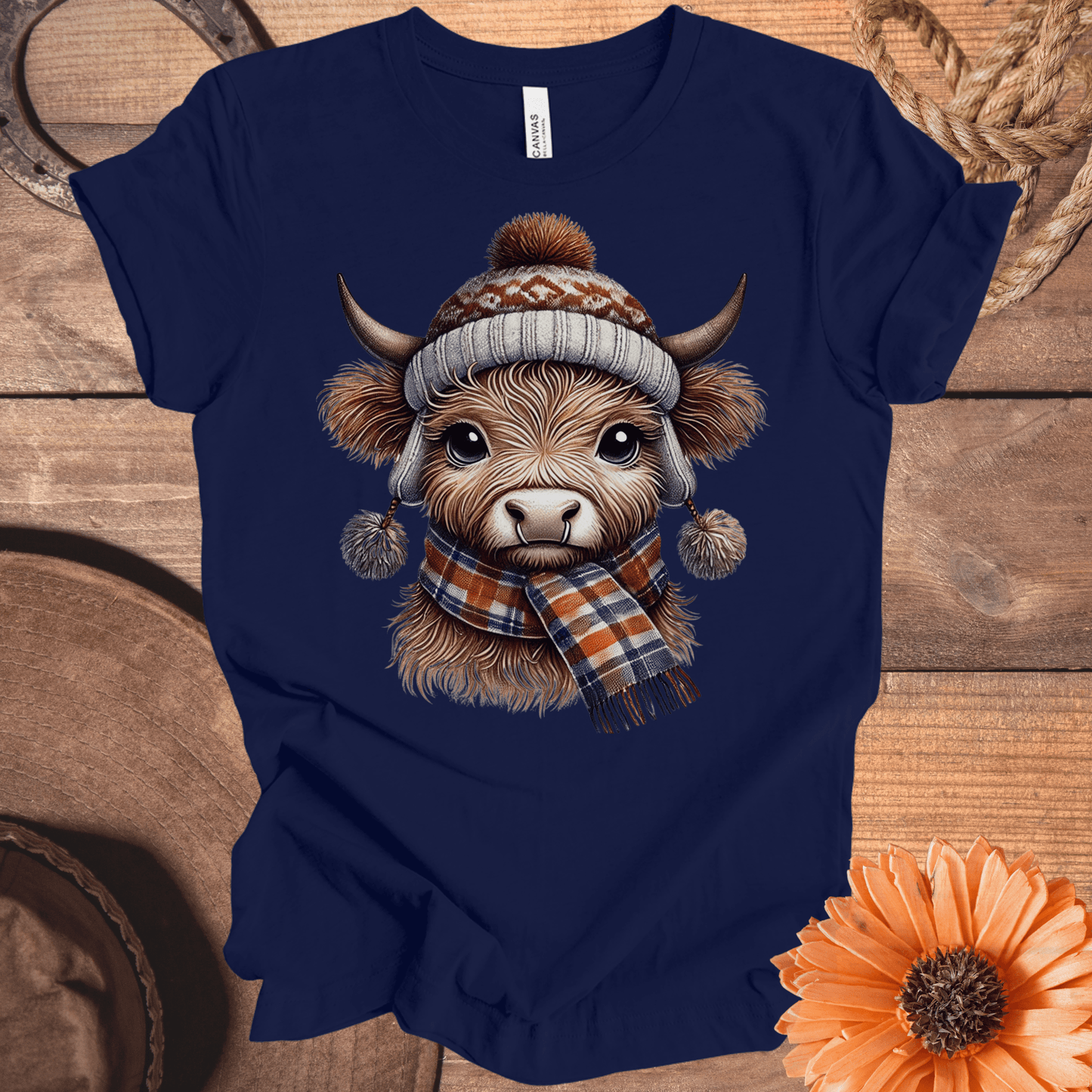 Cozy Highland Cow T-Shirt