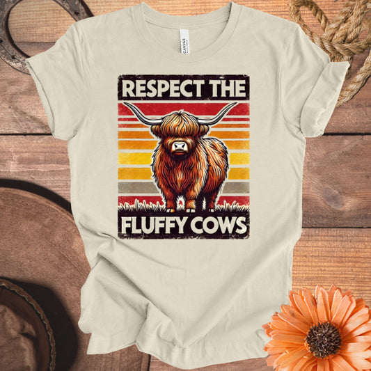 Respect the Fluffy Cows Printed T-shirt product type