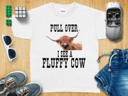 Pull Over I See A Fluffy Cow T-Shirt product