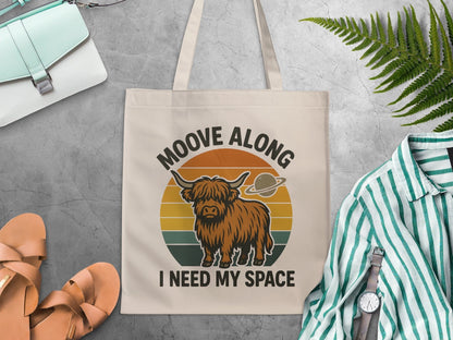 Moove Along I Need My Space Tote Bag product