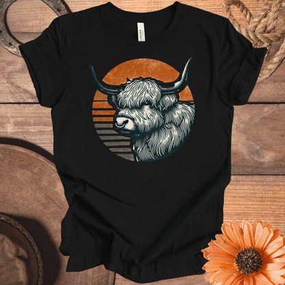 Rustic Highland Cow T-Shirt