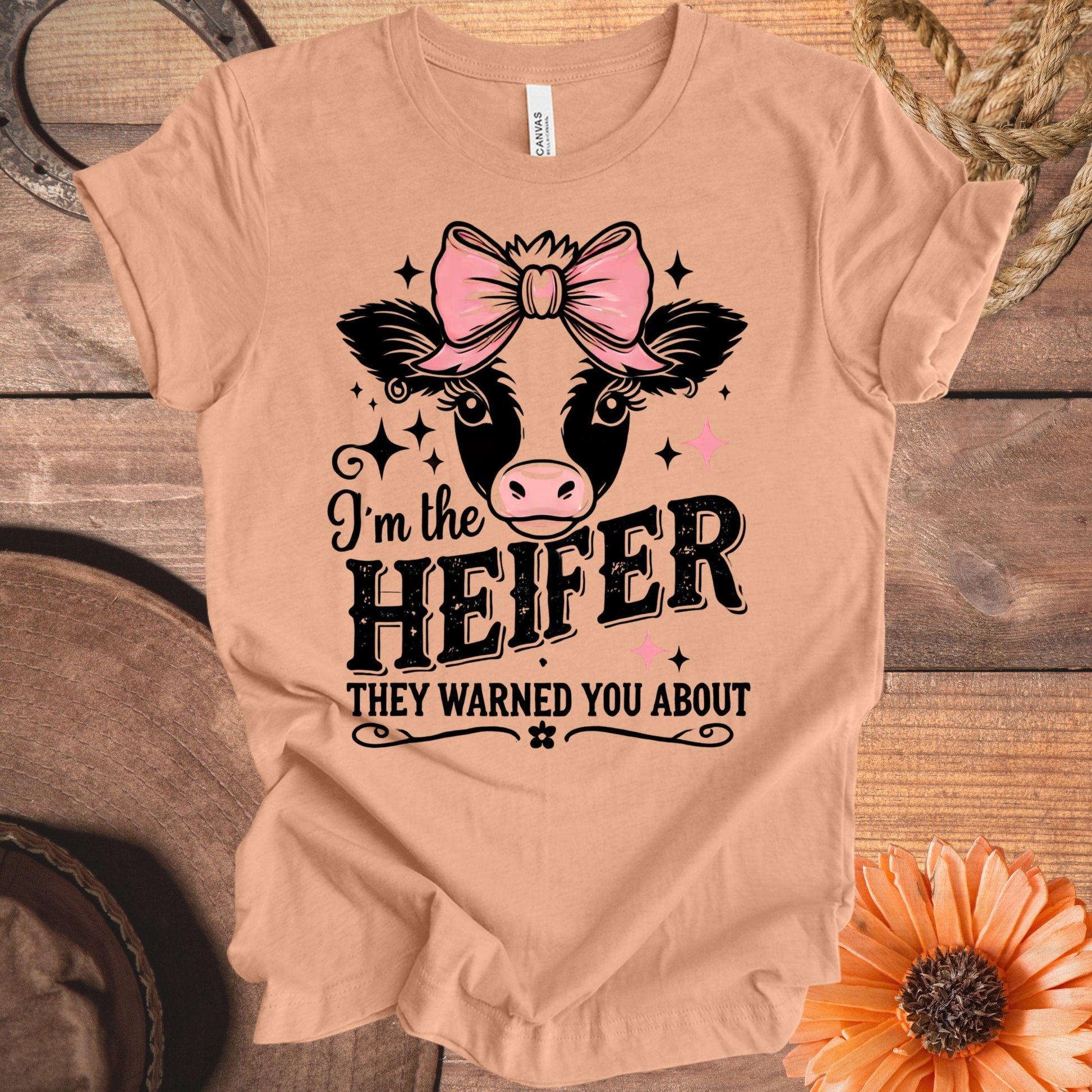 I'm The Heifer They Warned You About t-shirt product