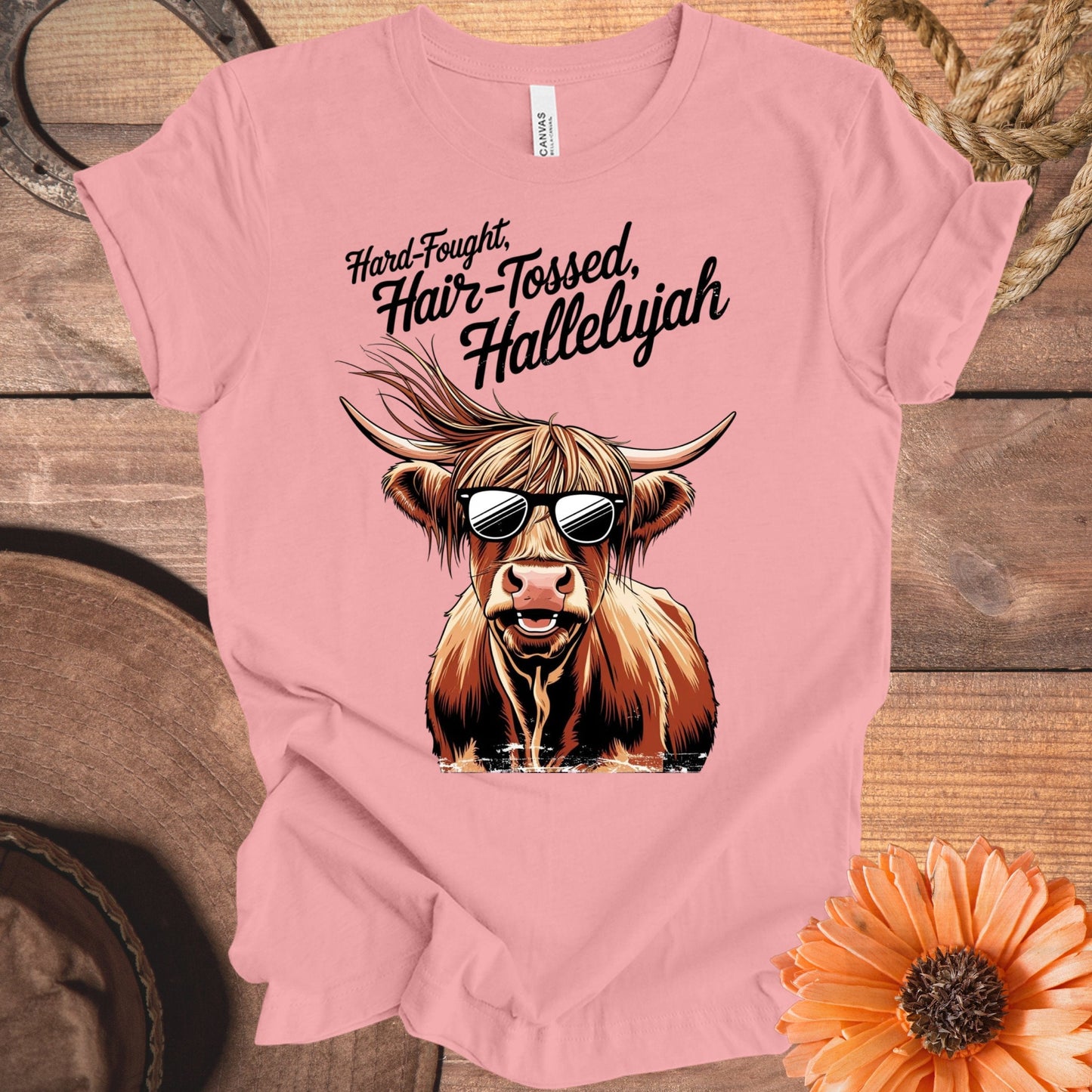 Hard-Fought Hair-Tossed Hallelujah T-Shirt product